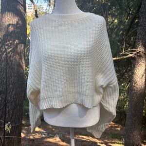 SHEIN Cream Knit Sweater